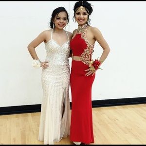 Red prom dress